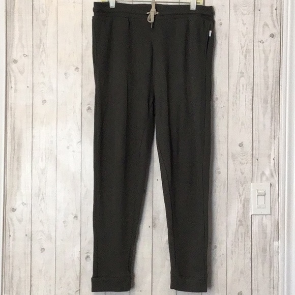 EUC Men’s L Grey Onia Waffleweave Joggers - Picture 1 of 8